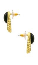 Casa Clara Olympia Earrings in Metallic Gold