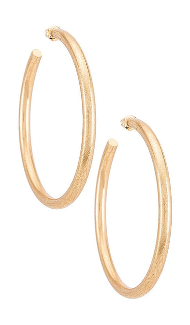Casa Clara Pauline Hoop in Metallic Gold