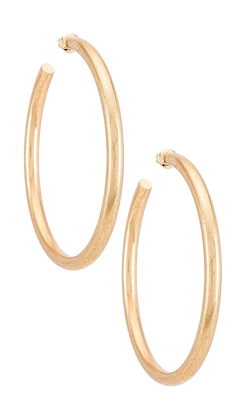 Casa Clara Pauline Hoop in Metallic Gold