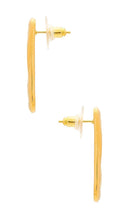 Casa Clara Sade Earrings in Metallic Gold