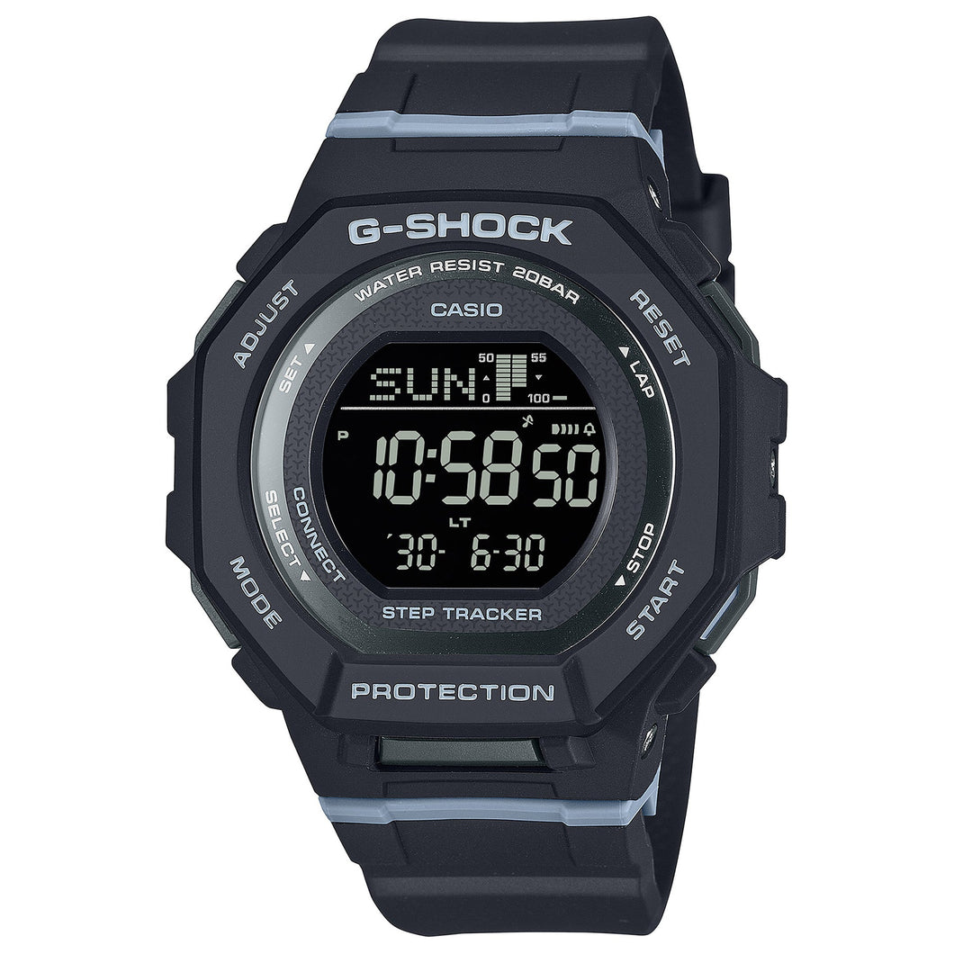 Casio G-Shock New Move Digital Sport Black Resin Watch 46mm - GMDB300-1