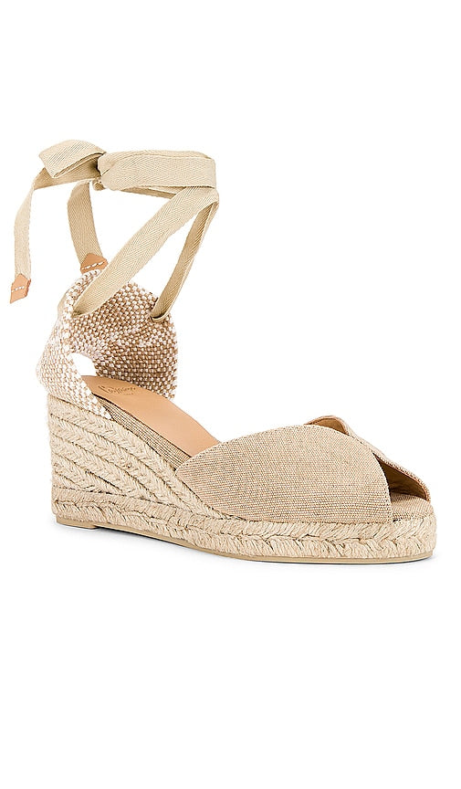 Castaner Bilina Wedge in White
