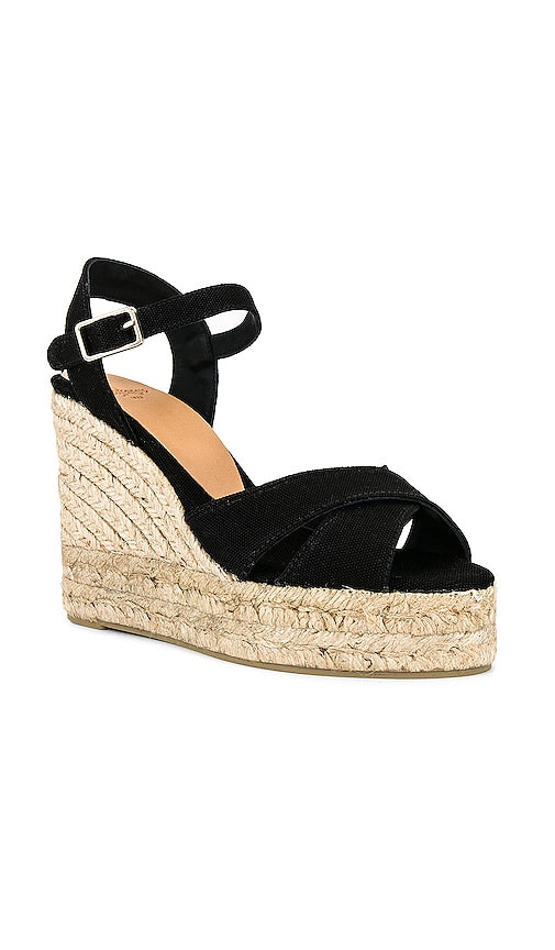 Castaner Blaudell Wedge in Black
