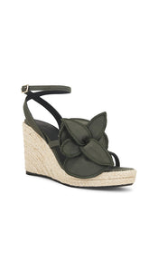 Castaner Bris Wedge in Dark Green