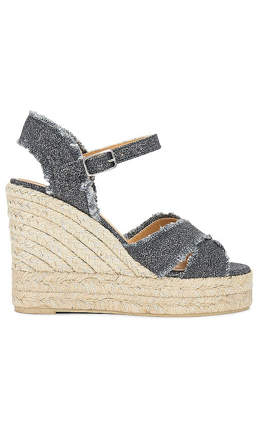 Castaner Bromelia Wedge in Grey - Castaner Bromelia Wedge en gris - Castaner Bromelia 灰色楔形 - Castaner Bromelienkeil in Grau - Castaner Bromelia 웨지 그레이 색상 - Zeppa Castaner Bromelia in grigio