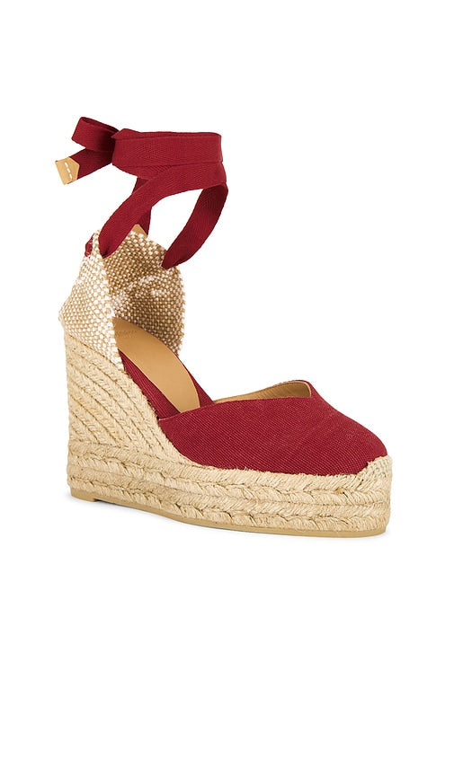 Castaner Chiara Espadrille in Red