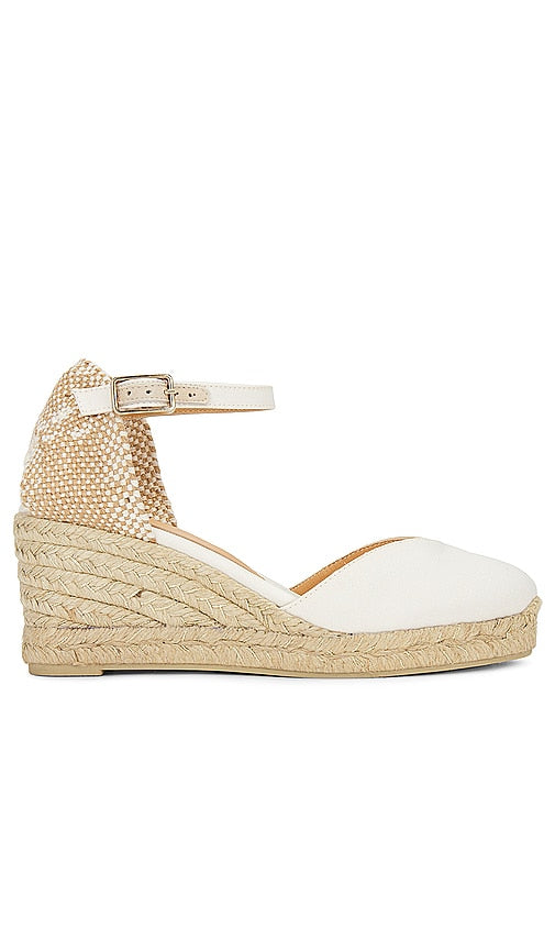 Castaner Chiarita Wedge in Cream - Castaner Chiarita Wedge en crème - 奶油色 Castaner Chiarita 楔形 - Castaner Chiarita Wedge in Creme - Castaner 치아리타 웨지 크림 - Castaner Chiarita Cuneo in Crema