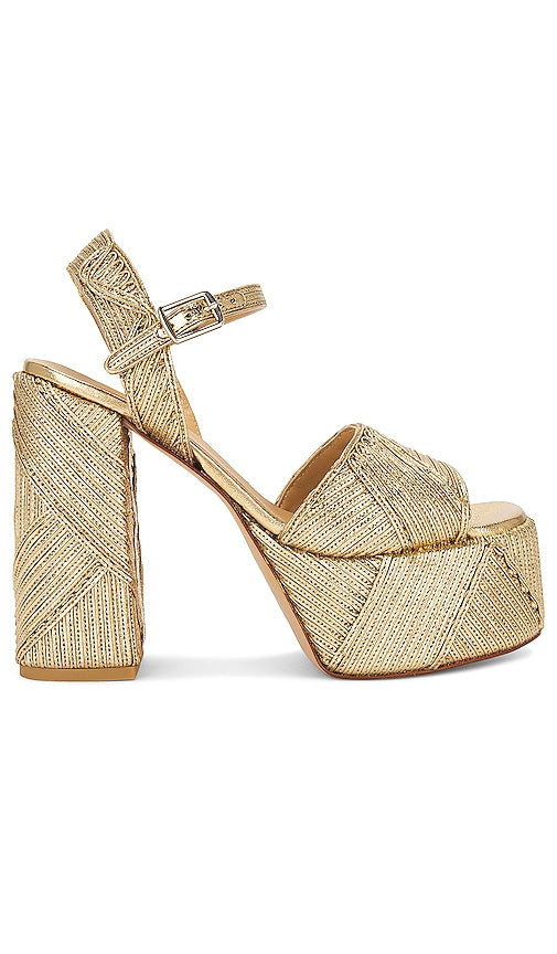 Castaner Florita Sandal in Metallic Gold - Sandale Castaner Florita en or métallisé - Castaner Florita 金属金色凉鞋 - Castaner Florita Sandale in Metallic-Gold - Castaner Florita 샌들 메탈릭 골드 소재 - Sandalo Castaner Florita in oro metallizzato