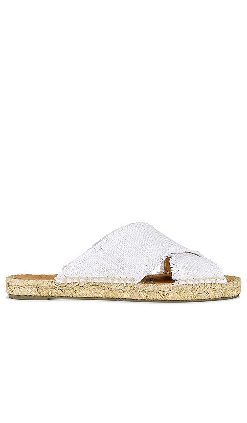 Castaner Palmera Slide in White - Castaner Palmera Slide en blanc - 白色 Castaner Palmera 拖鞋 - Castaner Palmera Slide in Weiß - Castaner 팔메라 슬라이드 화이트 색상 - Scivolo Castaner Palmera in bianco