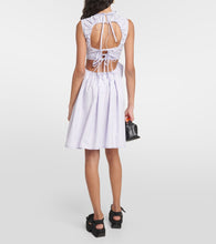 Cecilie Bahnsen Seero cutout cotton minidress