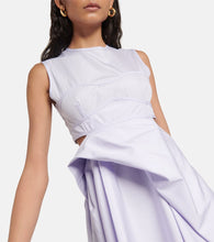 Cecilie Bahnsen Seero cutout cotton minidress