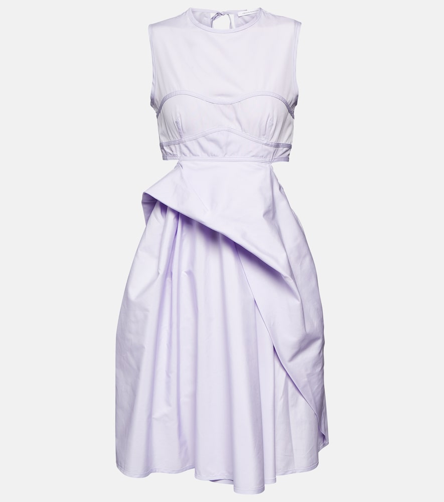Cecilie Bahnsen Seero cutout cotton minidress. Cecilie Bahnsen Seero 挖剪棉质迷你连衣裙