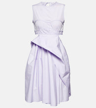 Cecilie Bahnsen Seero cutout cotton minidress. Cecilie Bahnsen Seero 挖剪棉质迷你连衣裙