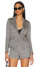 Central Park West Goldie Tweed Blazer in Black - Central Park West - Goldie - Blazer en tweed noir - Central Park West Goldie 黑色花呢西装外套 - Central Park West Goldie Tweed-Blazer in Schwarz - Central Park West 골디 트위드 블레이저 블랙 색상 - Blazer in tweed Goldie di Central Park West in nero
