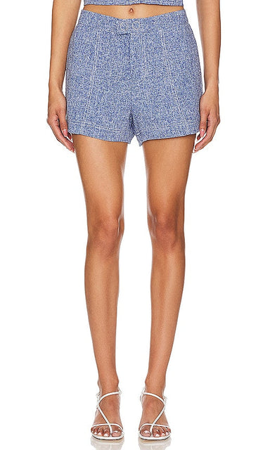 Central Park West Sammie Shorts in Blue - Central Park West - Short Sammie bleu - Central Park West Sammie 蓝色短裤 - Central Park West Sammie Shorts in Blau - Central Park West Sammie 반바지 블루 색상 - Pantaloncini Sammie di Central Park West in blu