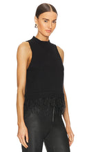 Central Park West Sunny Marabou Sweater in Black