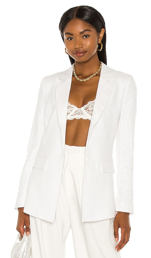 Central Park West X REVOLVE Birch Blazer in Ivory