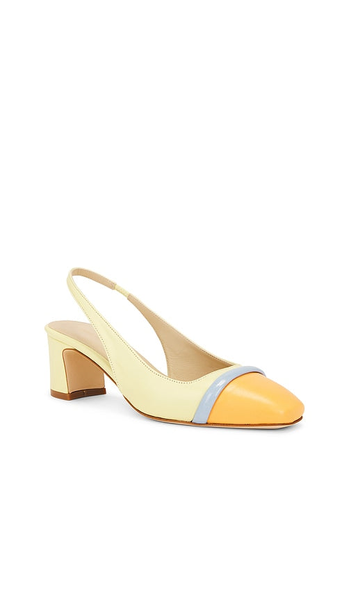 Chelsea Paris Keiona Slingback Heel in Yellow