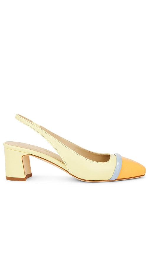 Chelsea Paris Keiona Slingback Heel in Yellow - Chelsea Paris - Keiona à talons bride arrière - Jaune - Chelsea Paris Keiona 黄色露跟鞋 - Chelsea Paris Keiona Slingback-Absatz in Gelb - Chelsea Paris Keiona 슬링백 힐 옐로우 색상 - Chelsea Paris Keiona Slingback con tacco in giallo