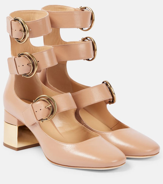 Chloe Alize leather pumps