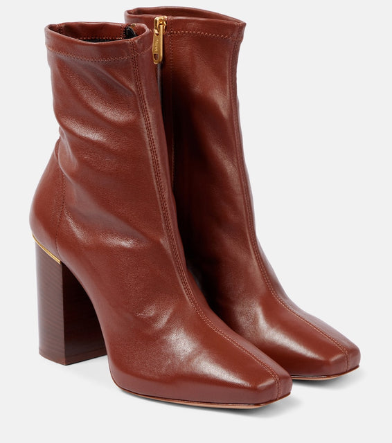Chloe Ambre leather ankle boots