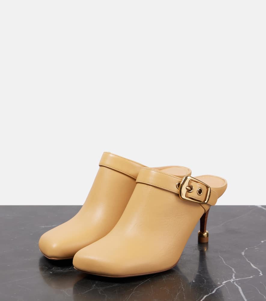 Chloe Andrea leather mules