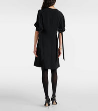 Chloe Balloon-sleeve cr√É¬™pe minidress