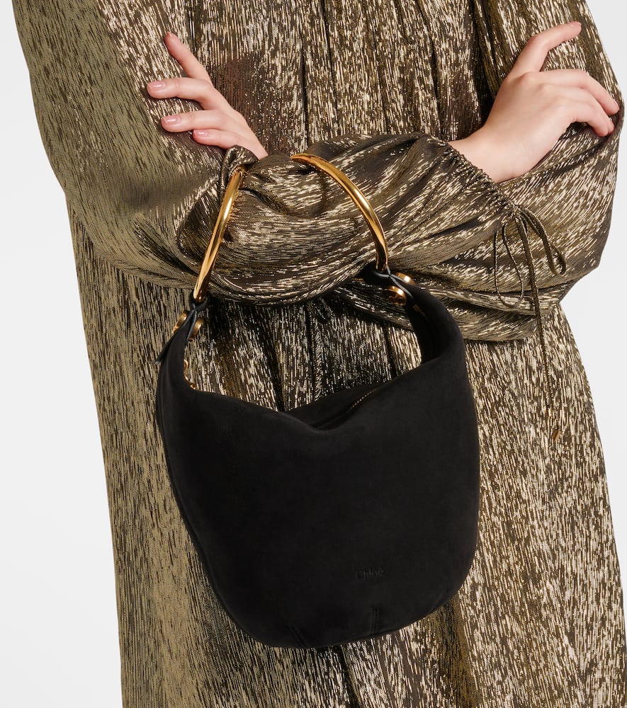 Chloe Bracelet Medium suede shoulder bag