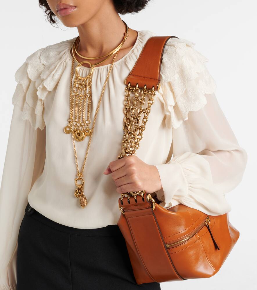 Chloe Camera Chain leather shoulder bag
