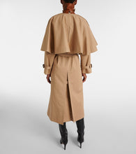Chloe Caped cotton gabardine trench coat