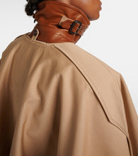 Chloe Caped cotton gabardine trench coat