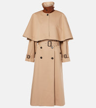 Chloe Caped cotton gabardine trench coat - Chloe 披肩式棉质斜纹风衣