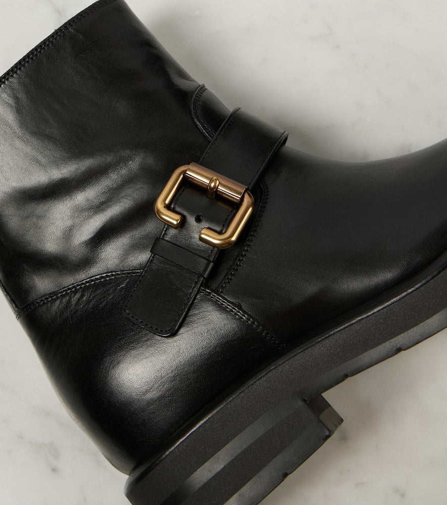 Chloe Coddington leather ankle boots