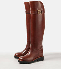 Chloe Coddington leather over-the-knee boots