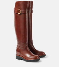 Chloe Coddington leather over-the-knee boots