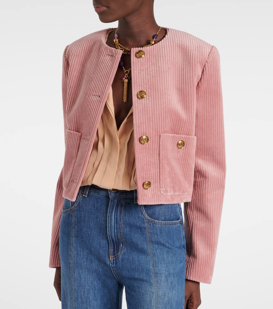 Chloe Cotton velvet corduroy jacket