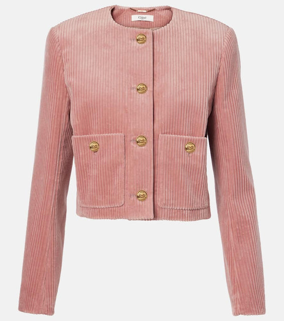 Chloe Cotton velvet corduroy jacket