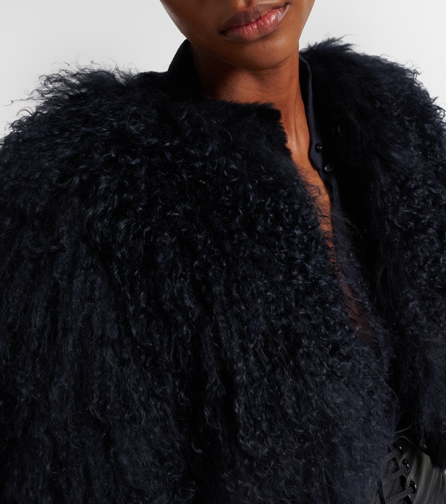 Chloe Cropped shearling blouson