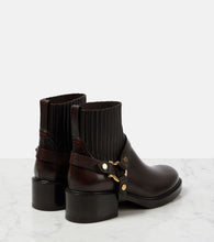 Chloe Dakota leather biker boots
