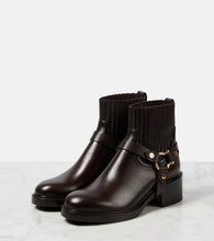 Chloe Dakota leather biker boots