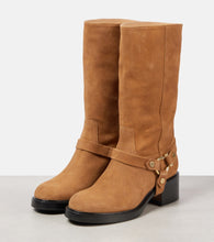 Chloe Dakota suede biker boots