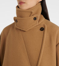 Chloe Double-breasted wool-blend jacket