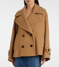 Chloe Double-breasted wool-blend jacket