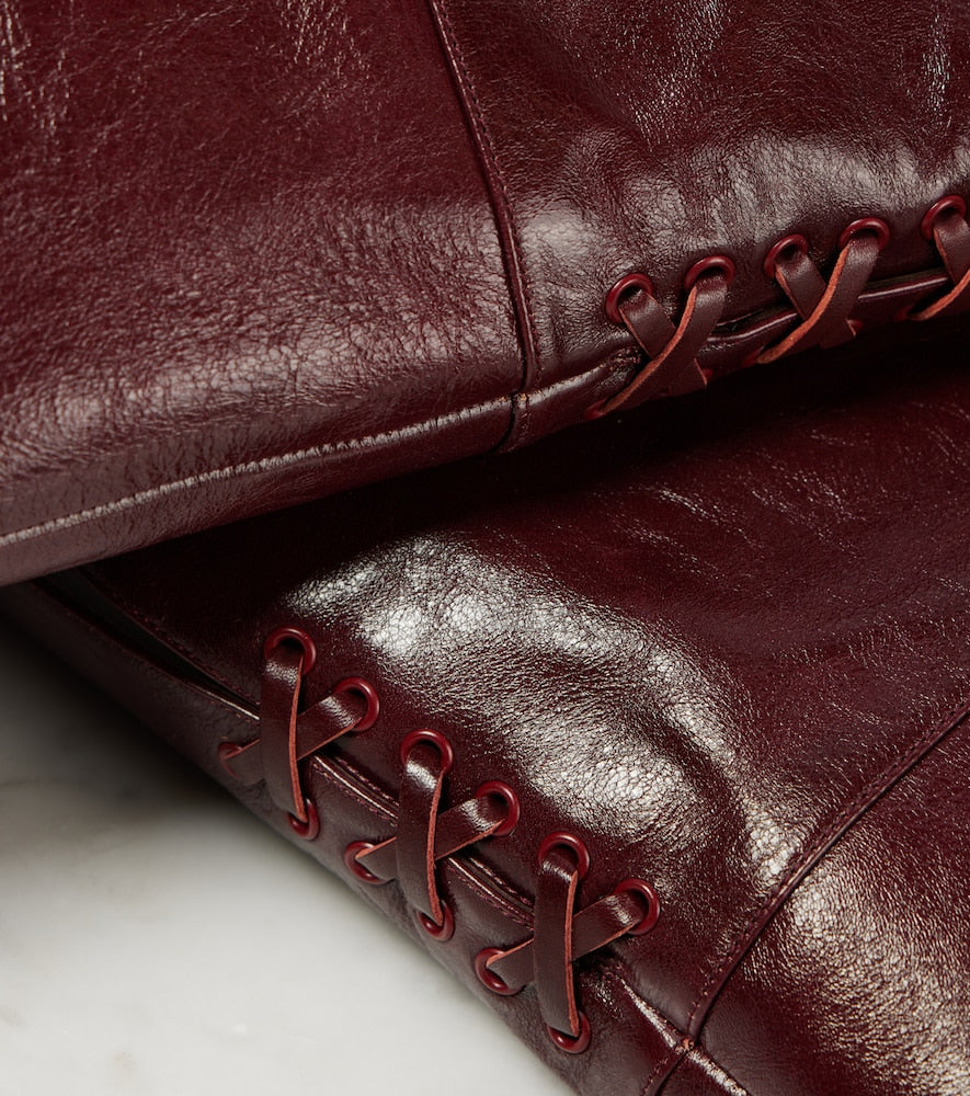 Chloe Eve 85 leather over-the-knee boots