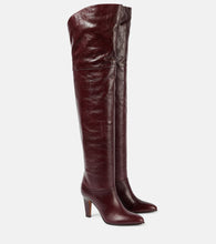 Chloe Eve 85 leather over-the-knee boots - Chloe Eve 85 皮革过膝长靴