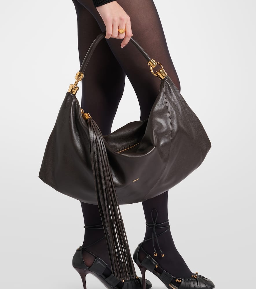 Chloe Foulard leather shoulder bag