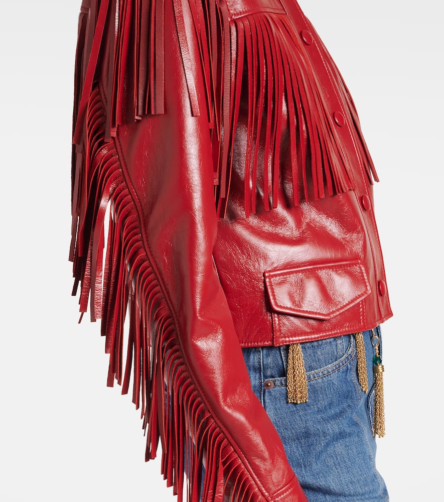 Chloe Fringed leather jacket