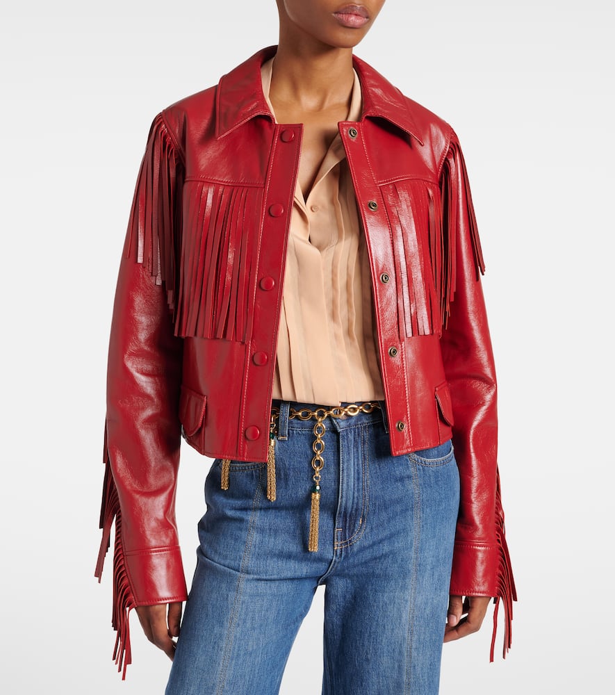 Chloe Fringed leather jacket
