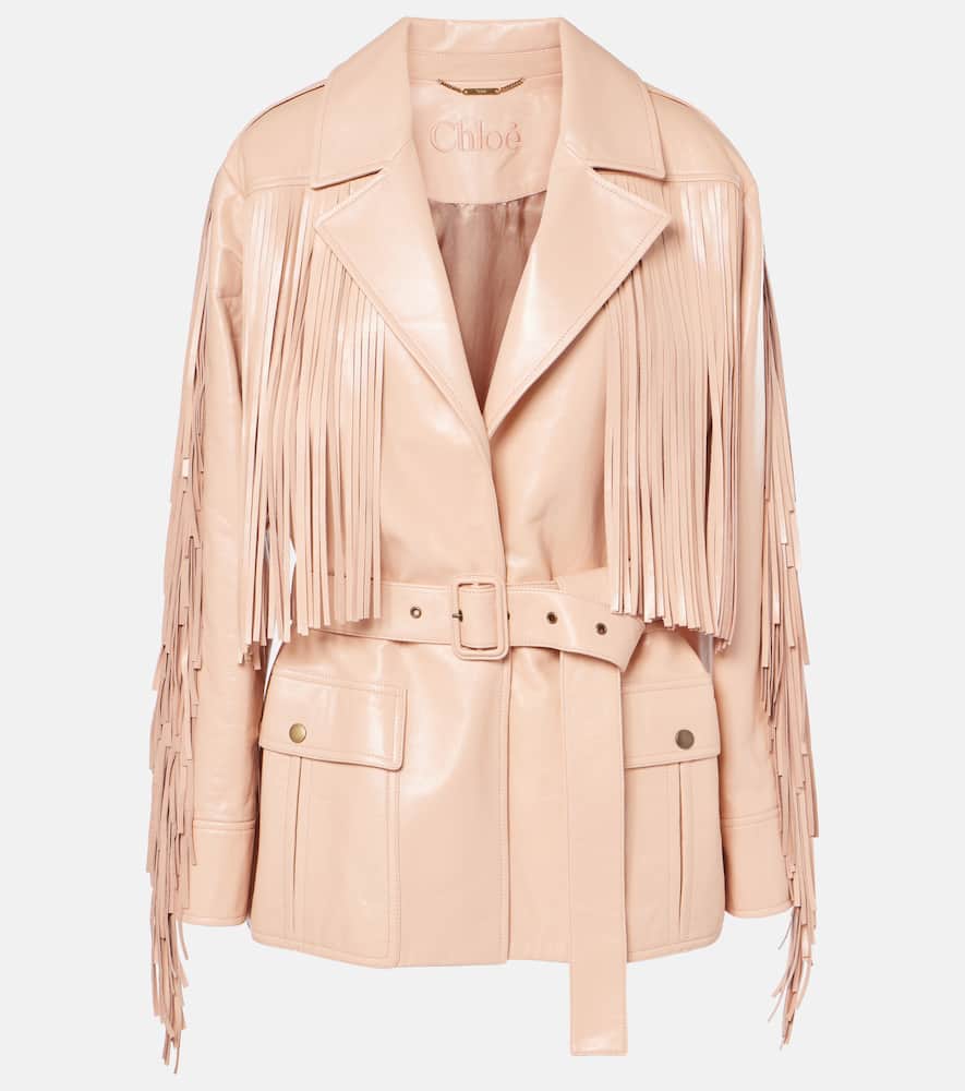 Chloe Fringed leather jacket
