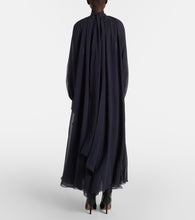 Chloe Gathered silk georgette maxi dress